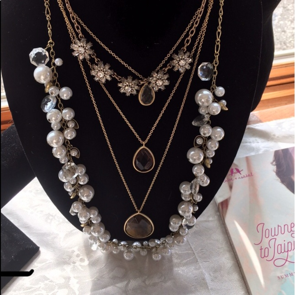 Individual or as a set, necklaces.